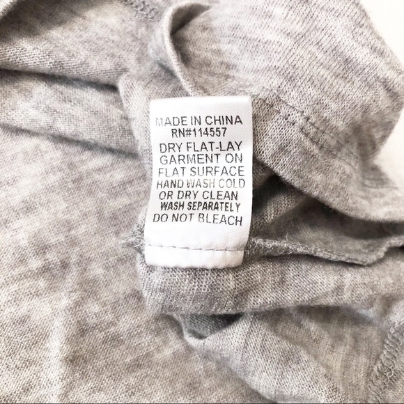 THML Embroidered Lightweight Gray Sweater - XS - Picture 7 of 13